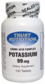 Trust Nutrition Potassium 99 mg 100 Tablets
