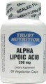 Trust Nutrition Alpha Lipoic Acid 250 mg 60 Capsules