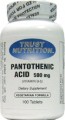 Trust Nutrition Pantothenic Acid 100 Tablets